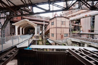 Blast furnace group of Völklinger Hütte by Unbekannt Unbekannt